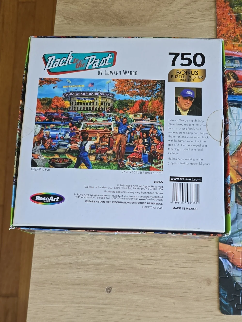 Vintage Tailgate Scene 750-Piece Jigsaw Puzzle - Vibrant Fall Colors 27